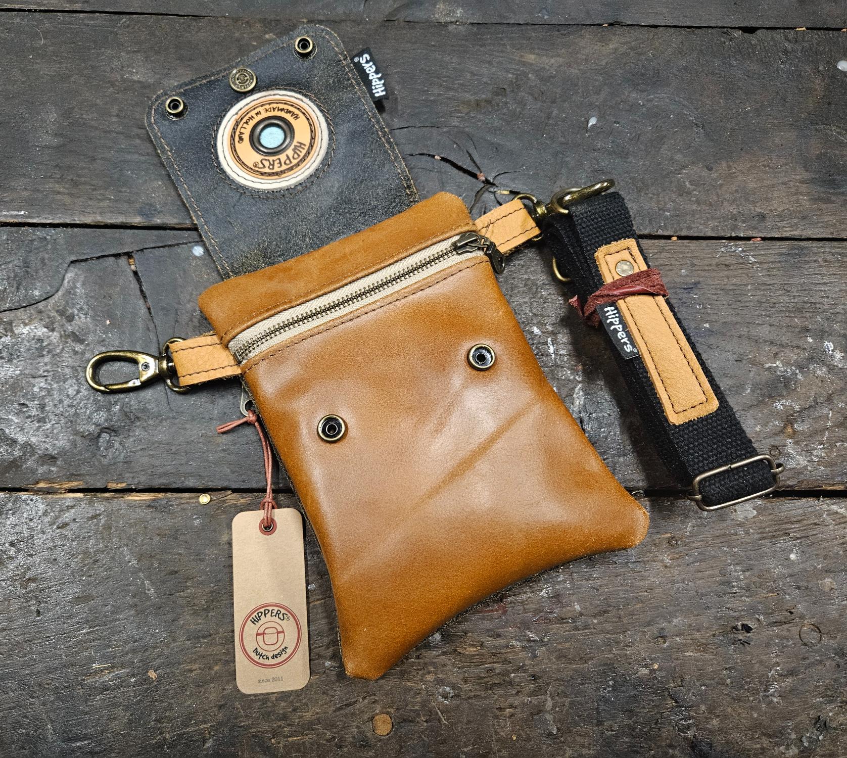 Dubbele Heuptas bruin bruin ruw 2-zijdig - Afbeelding 3