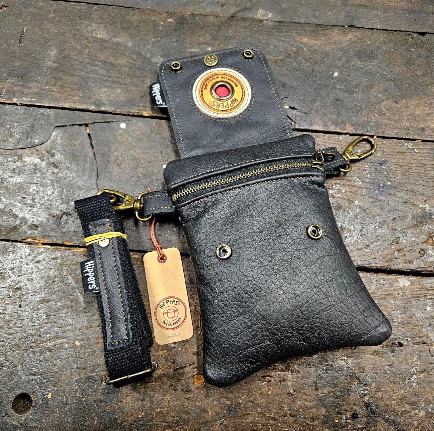 Hippers heuptas 2-zijdig jeans grijs/ zwart - Afbeelding 5