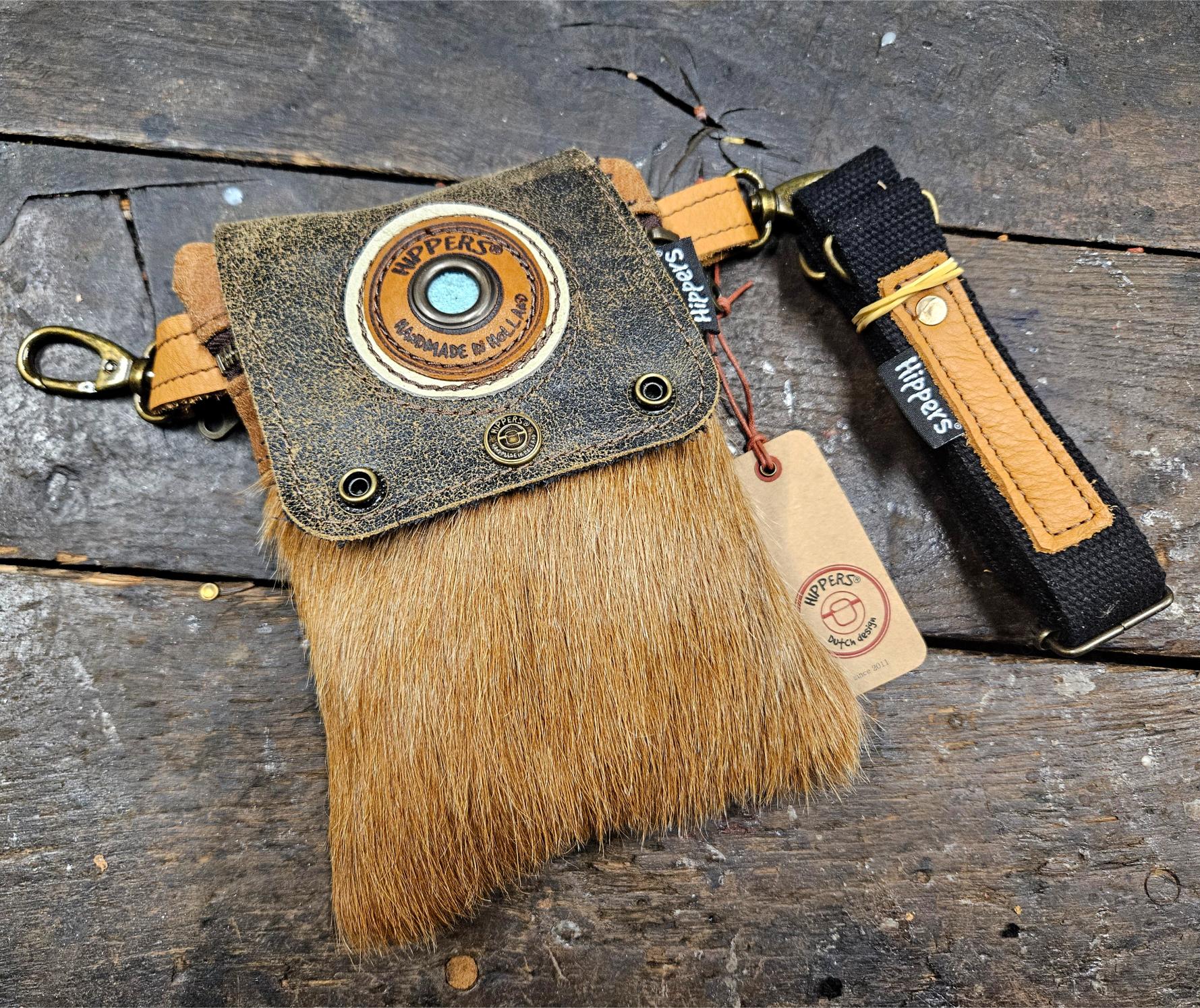 Hippers heuptas 2-zijdig vacht /zwart