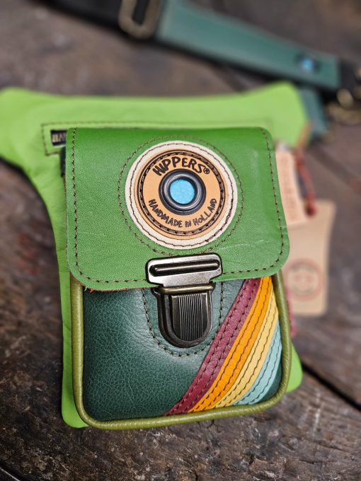 Luxe Hippers heuptas groen vintage striping - Afbeelding 7