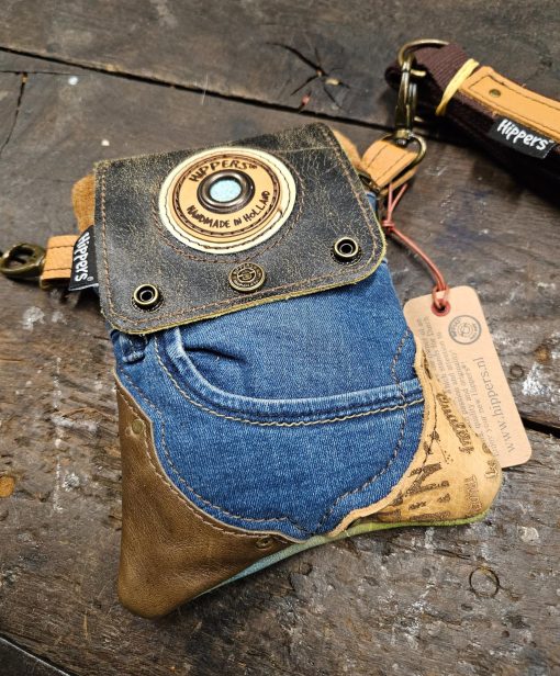Hippers heuptas 2-zijdig jeans groen paint - Afbeelding 5