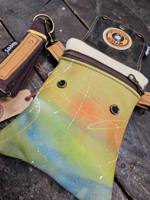 Hippers heuptas 2-zijdig jeans groen paint - Afbeelding 3