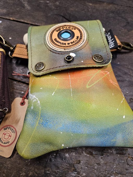 Hippers heuptas 2-zijdig jeans groen paint - Afbeelding 2