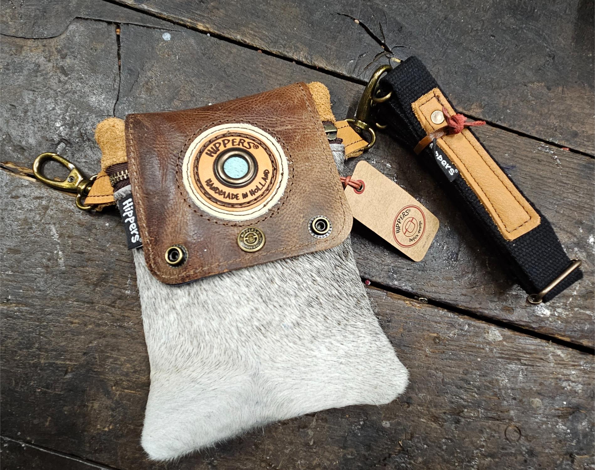 Hippers heuptas 2-zijdig vacht /aqua striping