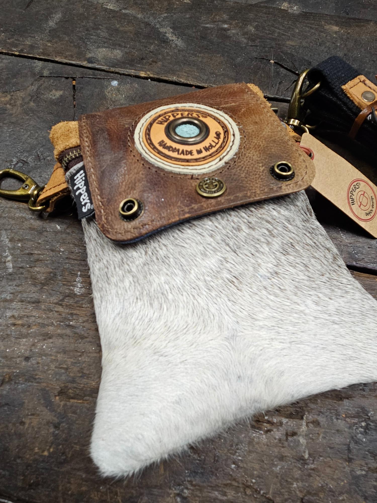 Hippers heuptas 2-zijdig vacht /aqua striping - Afbeelding 2