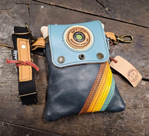 Hippers heuptas 2-zijdig jeans /petrol vintage stripes - Afbeelding 7
