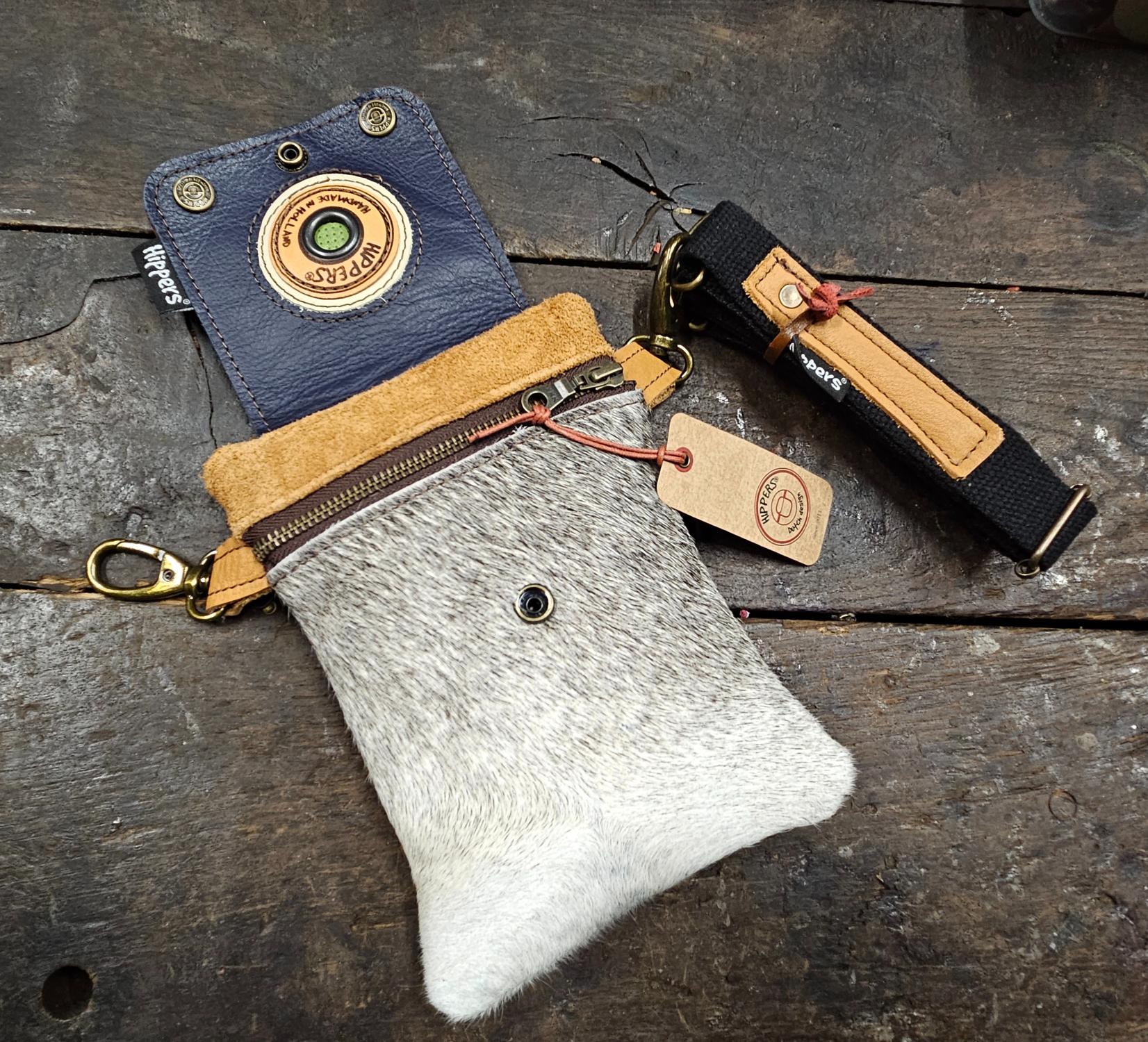 Hippers heuptas 2-zijdig vacht /aqua striping - Afbeelding 4