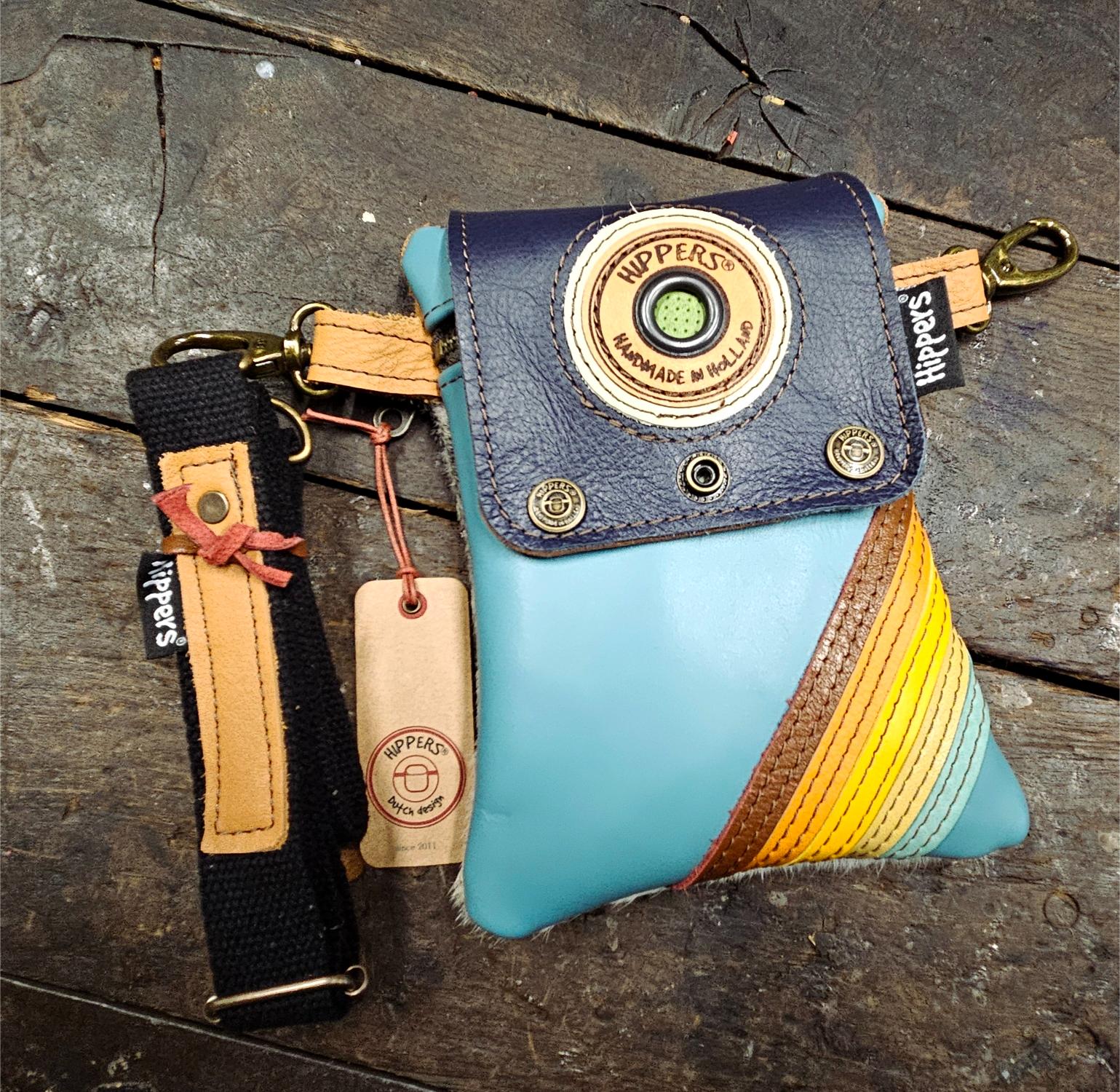 Hippers heuptas 2-zijdig vacht /aqua striping - Afbeelding 7