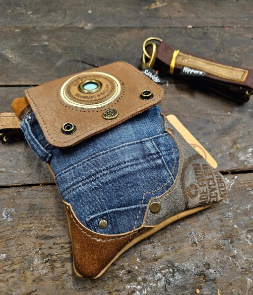 Heuptas tweezijdig jeans bruin/bruin I - Afbeelding 4