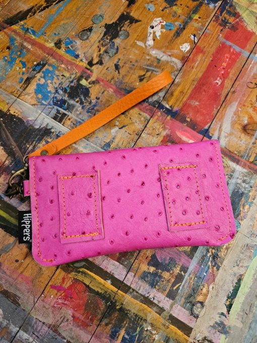 Hippers Brilleknip pink (oranje stiksel) - Afbeelding 4