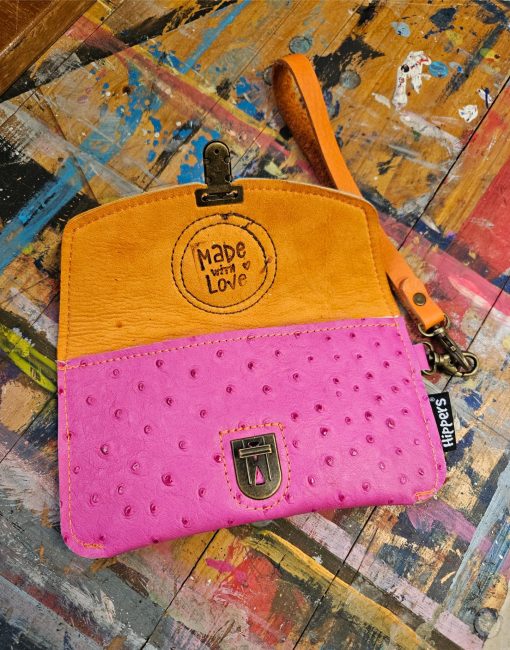 Hippers Brilleknip pink (oranje stiksel) - Afbeelding 5