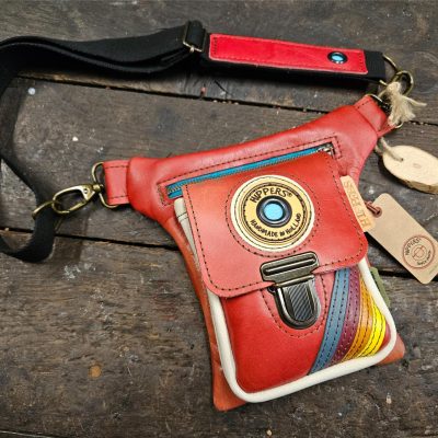 Luxe Hippers heuptas vintage rood