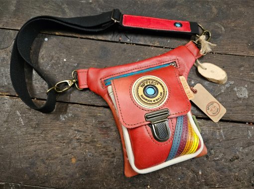 Luxe Hippers heuptas vintage rood