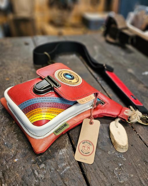 Luxe Hippers heuptas vintage rood - Afbeelding 3
