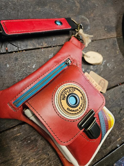 Luxe Hippers heuptas vintage rood - Afbeelding 4