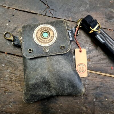 Dubbele heuptas bruin zwart