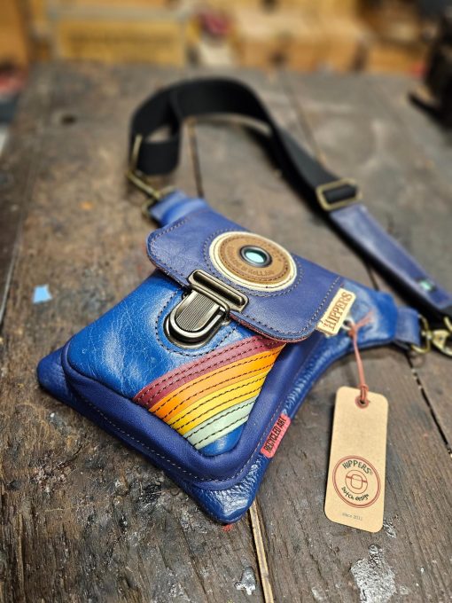 Luxe Hippers heuptas kobalt vintage stripes - Afbeelding 4