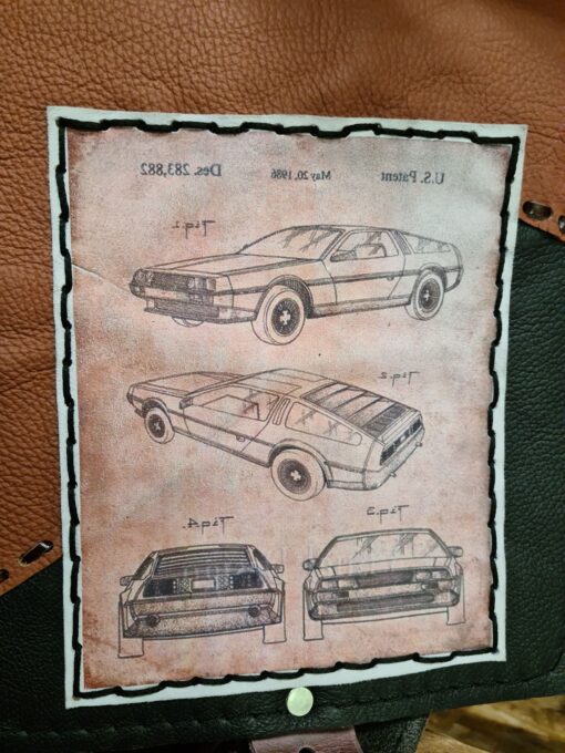 Unieke schoudertas Delorean - Afbeelding 6