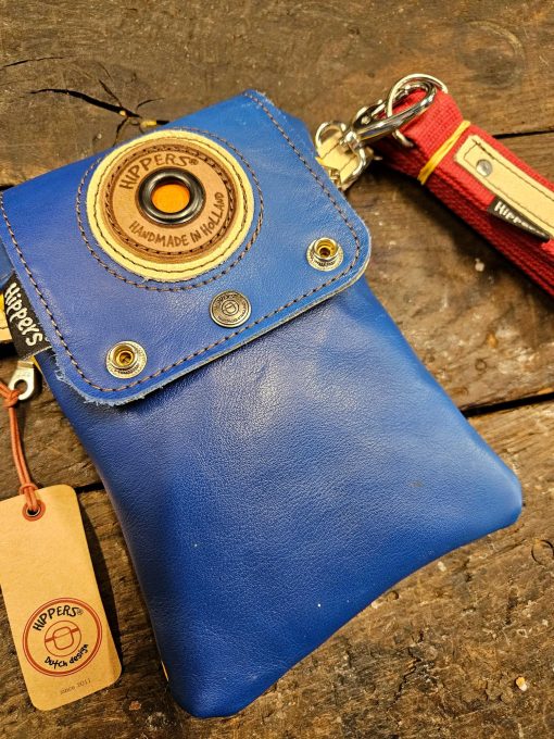 Dubbele Hippers Heuptas blauw/ geel - Afbeelding 2