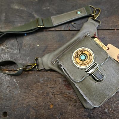 Luxe Hippers heuptas olijfgroen ruw