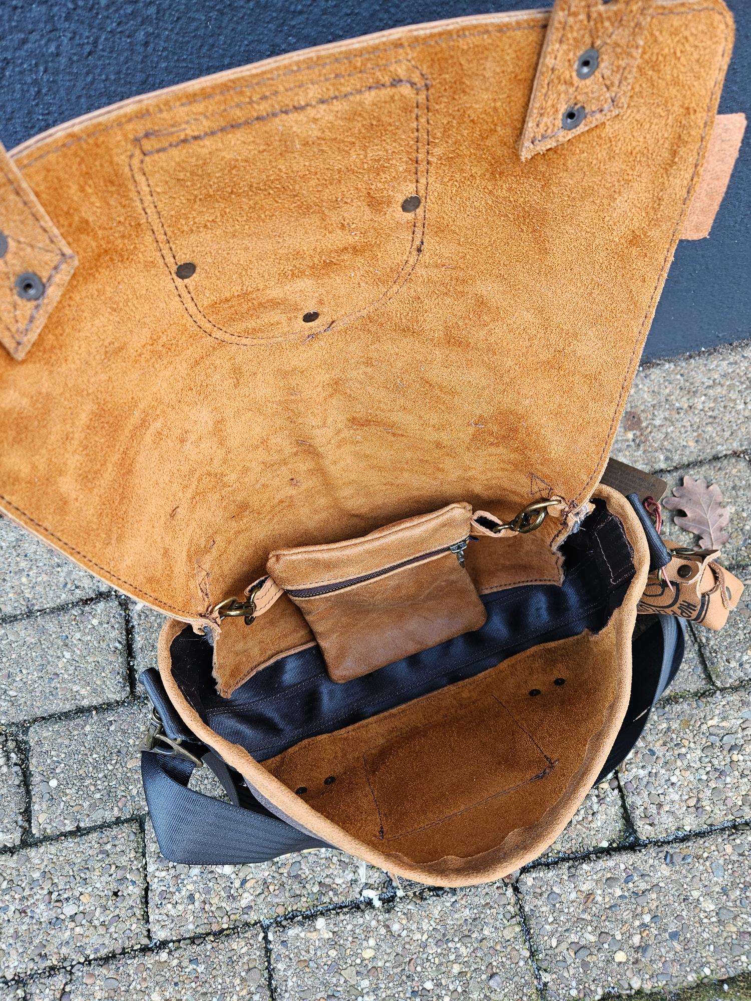 Hippers Gordeltas (laptop) Vintage bruin NABESTELLING - Afbeelding 15